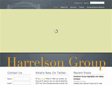 Tablet Screenshot of harrelsongroup.com